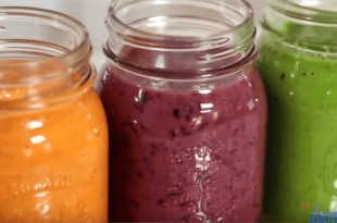 Pyszne i smaczne smoothies na śniadanie.