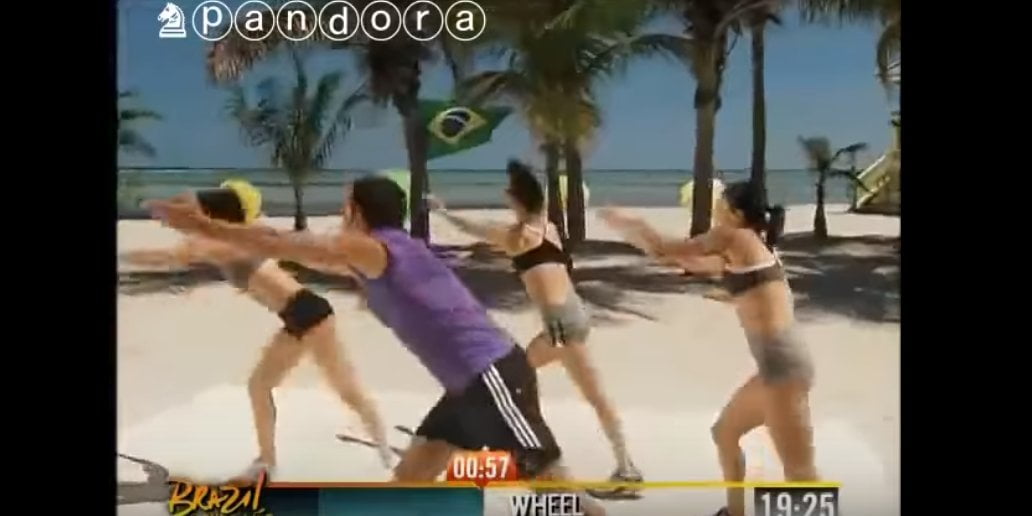 Prosty taniec na płaski brzuch dla początkujących