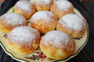Pieczone pączki - propozycja na deser z pączków na tłusty czwartek i nie tylko.