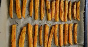 Frytki z batatów - przepis.