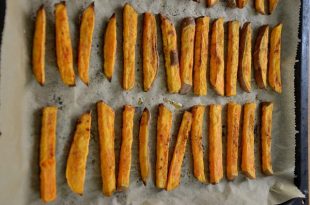 Frytki z batatów - przepis.