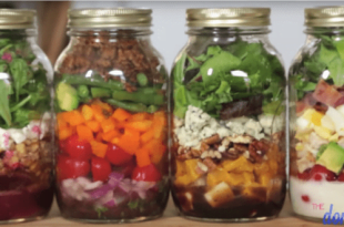 Sałatki w słoikach.