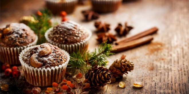 Pyszne świąteczne fit muffinki w zdrowej odsłonie
