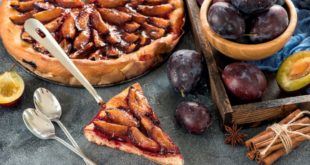 Przepis na zdrowy wariant ciasta z owocami. Ciasto to nie zawiera glutenu.