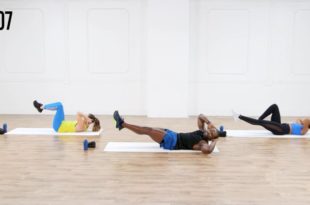 Intensywny trening HIIT spalający tkankę tłuszczową.