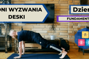 Dzień pierwszy z wyzwania ćwiczenia deski.