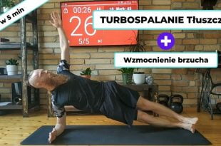 Ćwiczenia na spalanie tłuszczu dla początkujących - trening w 5 min.