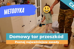 Jak dobrze bawić się z dzieckiem wykorzystując domowy tor przeszkód.